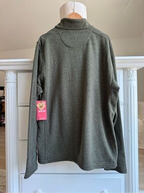 Sherpa Adventure Gear Rolpa 1/4 Zip Fleece Pullover Evergreen Men’s XL NWT